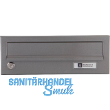 JU Ersatzt�re f�r Hausbrieffachanlage 300 x 110 mm, graualuminium RAL 9007