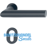 HOPPE Dr�ckergarnitur AMSTERDAM - auf mini Rosette PZ, 40-50, schwarz matt