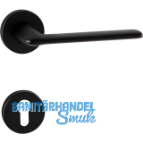 MARCHESI Dr�ckergarnitur UMAG auf Rosette PZ, 38-45 mm, Zamak schwarz matt