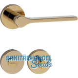 MARCHESI Dr�ckergarnitur ZADAR auf Rosette WC, 38-45 mm, Zamak messingf�rbig