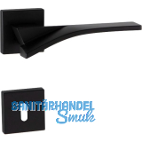 MARCHESI Dr�ckergarnitur TABOR auf Rosette BB, 38-45 mm, Zamak schwarz matt