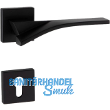 MARCHESI Dr�ckergarnitur TABOR auf Rosette PZ, 38-45 mm, Zamak schwarz matt