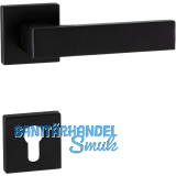 MARCHESI Dr�ckergarnitur BUDAPEST Rosette PZ, 38-45 mm, Zamak schwarz matt