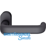 FSB Rahment�rdr�cker 09 1243 Hochhaltefeder B ovale Rosette Aluminium schwarz