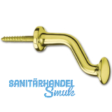 Fensterschutzkopf zum Einschrauben, 75 mm, Messing poliert