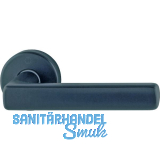 HOPPE Dr�ckerhalbgarnitur DALLAS rund, Vierkant 10/62 mm, Edelstahl schwarz