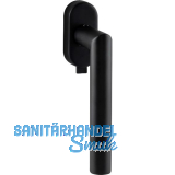 MARCHESI Fenstergriff GEHRUNG mit Verriegelung, Edelstahl schwarz matt