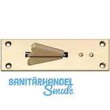 Paderschnapper, Platte 115 x 38 mm, Messing poliert