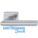 HOPPE Dr�ckerhalbgarnitur AMSTERDAM eckig, Vierkant 10/62 mm, Edelstahl matt