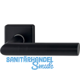 HOPPE Dr�ckerhalbgarnitur AMSTERDAM eckig, Vierkant 10/72 mm, Edelstahl schwarz