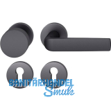 FSB Wechselgarnitur 12 1267 ASL auf Rosette PZ, Aluminium schwarz matt