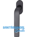 FSB Fenstergriff 34 1267 ovale Rosette, Aluminium schwarz matt