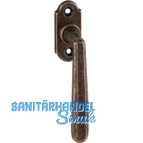 MARCHESI Fenstergriff OTTONE sichtbar geschraubt, Messing rostfarbig lackiert
