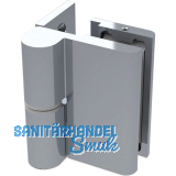 Duscht�rband 8410N HS 90� Glas-Wand, links, Zamak verchromt poliert