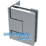 Duscht�rband 8501N Polymer 90� Glas-Wand, Feststellung,Messing verchromt poliert