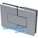 Duscht�rband 8505N Polymer 180� Glas-Glas mit 90� Feststellung,Messing verchromt