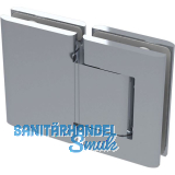 Duscht�rband/Hydraulikband 8015BTJC 180� Glas-Glas, Aluminium silberf�rbig