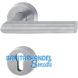 FH-Dr�ckergarnitur AMSTERDAM Sertos DIN - auf Rosette PZ, Edelstahl matt