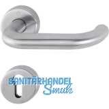 FH-Dr�ckergarnitur PARIS Sertos DIN - auf Rosette PZ, Edelstahl matt