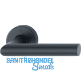 HOPPE Dr�ckerhalbgarnitur AMSTERDAM rund schwarz, VK 10/72, Montagemodul schwarz