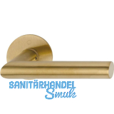 HOPPE Dr�ckergarnitur AMSTERDAM rund, ohne Schl�sselrosette, messingfarben hell