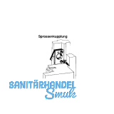 MACO Sprossenkupplung f�r Sprossenrahmen, Kunststoff wei� (11470)