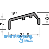 GUTMANN Fl�gelabdeckprofil FP 26/34, L=6000 mm, Alu mittelbronze eloxiert (G214)
