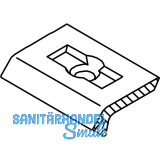 GUTMANN Klipshalter FP 16-20 zu FP 16, Kunststoff transparent