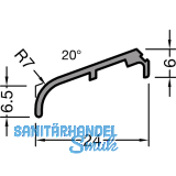 GUTMANN Fl�gelabdeckprofil FP 8532, L=6000 mm, Alu mittelbronze eloxiert (G214)