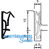 Haust�rdichtung DS 155a, Silikon wei�