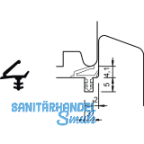 �berschlagdichtung S 7624, Kunststoff schwarz