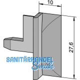Dichtungsprofil-Endst�ck VES 3a-1210, Kunststoff graphitgrau