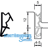 Haust�rdichtung S 6512a, Kunststoff wei�