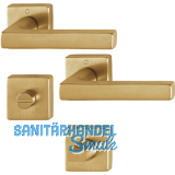 HOPPE Dr�ckergarnitur DALLAS Rosette WC, Messing messingfarben hell satiniert