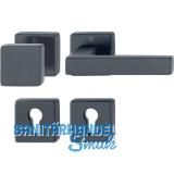 HOPPE Wechselgarnitur AUSTIN feuerhemmend, Aluminium schwarz matt