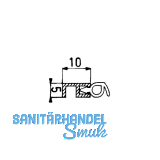 Dichtungsprofil PTS 2100, 10 mm, Profil braun, Dichtung braun