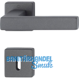 HOPPE Dr�ckergarnitur AUSTIN auf Rosette BB, TS 37-42 mm, Aluminium sandschwarz