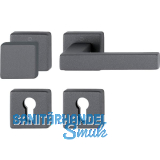 HOPPE Wechselgarnitur AUSTIN feuerhemmend, Aluminium sandschwarz