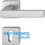 HOPPE Dr�ckergarnitur AUSTIN feuerhemmend PZ, Aluminium edelstahlfarbig matt