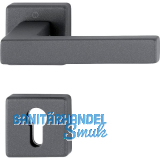 HOPPE Dr�ckergarnitur AUSTIN feuerhemmend PZ, Aluminium sandschwarz