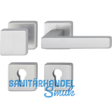 HOPPE Wechselgarnitur AUSTIN feuerhemmend, Aluminium edelstahlfarbig matt