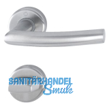 HOPPE Dr�ckergarnitur ALTA - auf Rosette WC, 39-47 mm, Edelstahl matt