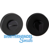 MARCHESI WC-Rosette, � 52, H�he 10 mm, Zamak schwarz matt