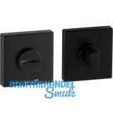 MARCHESI WC-Rosette, 52 x 52, H�he 10 mm, Zamak schwarz matt