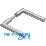 HOPPE Dr�ckerpaar Stockholm, ohne Rosetten, Edelstahl matt