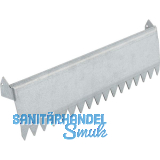 JU Entnahmesperre gezackt f�r Hausbrieffach Breite 300 mm, Stahl verzinkt