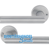 HOPPE Dr�ckerpaar AMSTERDAM MiniLock rechts, T�rst�rke 37-47 mm, Edelstahl matt