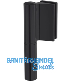 Selbstschlie�endes T�rband EVO EV 835E10N, links,Edelstahl schwarz matt RAL9005