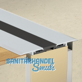 PLANET Click-T�rschwelle F120, L�nge 1190 mm, Aluminium silber eloxiert