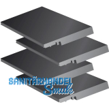 Zargen-Dichtset, Kunststoff schwarz